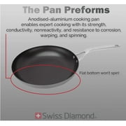 Swiss Diamond Hard Anodized Nonstick 8-Piece Cookware Set - Vented Lids Included