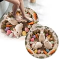 thumbnail image 1 of ERK Easter Decor Easter Bunny Carpet Soft Area Rug For Living Room Bedroom Modern Abstract Floor Mat, 1 of 6