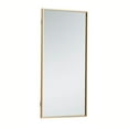 thumbnail image 4 of Metal frame rectangle mirror 18 inch in Brass, 4 of 7