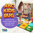 thumbnail image 4 of MOMOTOYS Learning Playmat, Alphabet, Numbers & Animals Playroom Kids Rug, 5 ft x 6.5 ft w/ Coloring Book, 4 of 6