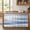 Gray Blue, variant on Teal Grey Ombre Cabinet Curtains 32"W x 55"L, Abstract Art Oil Painting Modern Sink Skirt for Bathroom Kitchen Self Adhesive, Desk Privacy Short Curtain for Closet Shelves Laundry Room