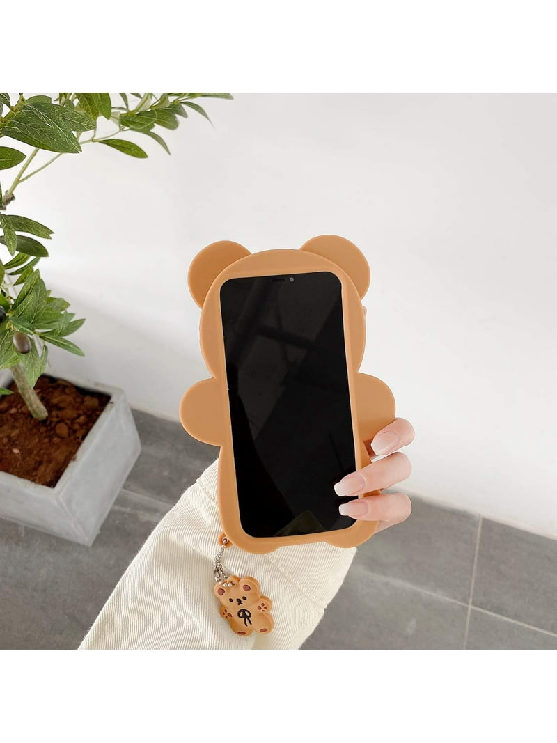 Kawaii Phone Cases Apply to iPhone 16 Plus,Cute Cartoon Bear Phone
