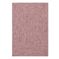 thumbnail image 2 of Superior Two-Toned Braided Indoor/ Outdoor Area Rug, Brick/ White, 4' x 6', 2 of 7