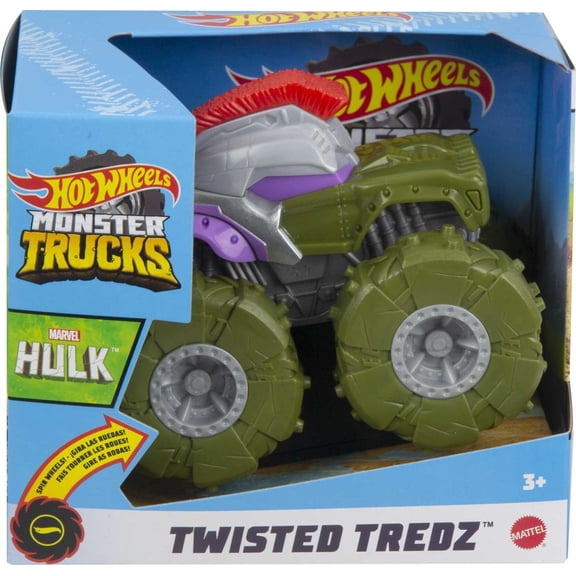 Hot Wheels Monster trucks TWISTED TREDZ Hulk Vehicle