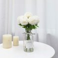 thumbnail image 3 of Bolsa con cabeza de flor de seda de hortensia blanca, 12 piezas de hortensia de imitación para boda, fiesta en casa, tienda, decoración para fiesta de bienvenida de bebé, 3 of 7