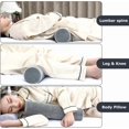 thumbnail image 2 of 2-Pack Orthopedic Memory Foam Cervical Roll Pillows for Neck & Shoulder Pain Relief - Contoured Design for Spine Alignment, Multi-Use as Lumbar/Knee Support, Breathable Bamboo-Polyester Washable, 2 of 6