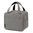 thumbnail image 1 of TIELUTT Black Lunch Bag /8.7 * 5.7 * 7.3in Reusable Lunch Women's Lunch Bag Insulated for Work Electrician Kits for Adults Womens Lunch Tote with Side Pocket Work Tote and Lunch Bag Set Thermal Lunch, 1 of 8
