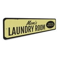 thumbnail image 3 of Mom's Laundry Room Novelty Sign, Metal Wall Decor - 4x18 inches, 3 of 4