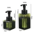 thumbnail image 6 of sunsanly 250ml/450ml Plastic Foaming Soap Dispenser Leak-proof Refillable Pump Create Rich Foam Bottle for Facial Cleanser Liquid Soap Shampoo Foaming Lotions, 6 of 8