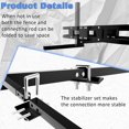 thumbnail image 4 of Trailer Hitch Cargo Carrier 500 Lbs｜Heavy Duty Hitch Basket｜60" X 24" X 6" Folding Cargo Carrier Hitch Mount Fits 2" Hitch Receiver with Waterproof Cargo Bag,License Plate Frame for Truck,SUV,RV, 4 of 7