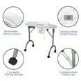 thumbnail image 3 of OmySalon Folding Manicure Table Nail Desk with Electric Dust Collector, Wrist Cushion & Carrying Bag, 3 of 7