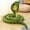 green, variant on Realistic Plush Snake Soft Stuffed Cobra Toy Birthday Gift for Little Fans