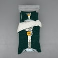 thumbnail image 2 of Ambesonne Funny Bedding Set 4 Pcs, Hitchhiking Astronaut, Queen, Multicolor, 2 of 3
