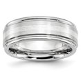 thumbnail image 1 of Cobalt Sterling Silver Inlay Satin and Polished 8mm Band Size 11.5, 1 of 6