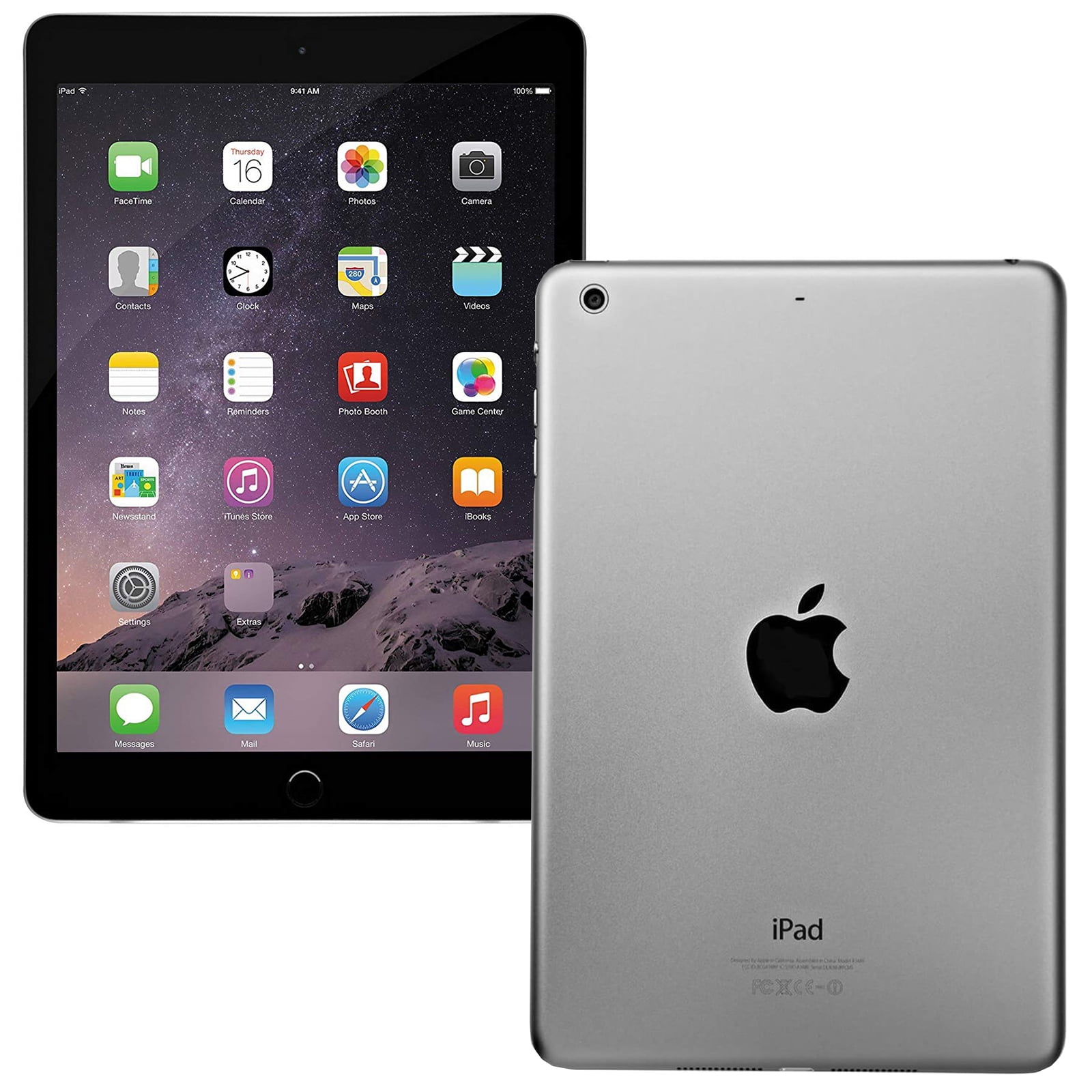 Bianco ref P605 Apple iPad 2 16GB WIFI solo iOS 9 