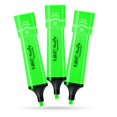 thumbnail image 2 of BIC 3x Marking Highlighter Flat Marker Neon Green Modular Tip for Precise Highlighting, 2 of 8