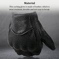 thumbnail image 2 of 1 Paire de Gants en Cuir à Écran Tactile Universels Protection des Mains Gants Réglables Gants Multi-Usages Moto Cyclisme Sports pour Randonnée Escalade TG, 2 of 7