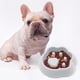 thumbnail image 4 of Tazón de alimentación lenta con estampado de pata de gato. Tazón para perros que evita la asfixia. Adecuado tanto para gatos como para perros. Tazón de plástico., 4 of 6
