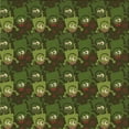 thumbnail image 1 of Ahgly Company Machine Washable Indoor Square Transitional Chocolate Brown Area Rugs, 4' Square, 1 of 7