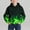 Green, variant on BRGZLK Boys Hooded Printed Autumn and Winter Round Neck Patchwork Long Sleeved Sweatshirt Daily Casual Outerwear Hooded Sweatshirt Top With Shoulder InsertsGreen 5-6 Years