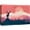B24-2106-85-YUK38, variant on PixonSign Framed Wall Art Print Elk Above Pink Mountain Landscape Animals Wildlife Illustrations Modern Art Rustic Landscape Fun Multicolor Boho Decor for Living Room, Bedroom - 32"x48"