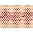 thumbnail image 1 of Ahgly Company Indoor Rectangle Patterned Shocking Orange Area Rugs, 2' x 3', 1 of 6