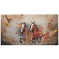 thumbnail image 2 of Horses Painting 3 Ring Binders 1.5 inch Hardcover File Folders with Interior Pockets A4 Size Organizer for School Office Hospital, 2 of 8