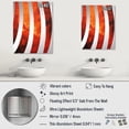 thumbnail image 4 of Designart "Tachisme Fusion in Volcanic Style III" Tachisme Oversized Wall Mirror - Modern Abstract Bedroom Wall Mirror Large - Multiple Color Options, 4 of 6