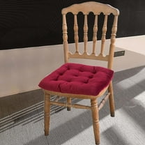 Round Chair Cushion Cotton Filled Padded Pad With Tie Straps, Soft Comfortable Relieves Back Pain Sciatica, 40X40Cm 8Cm Thickness Machine Washable For Home Office Car Garden