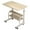 Beige, variant on Fogcroll Adjustable Height Mobile Computer Desk for Small Space Rolling Desk with Wheels Desk Home Office Study Desk Portable for Bedrooms Work Desk Size 31.5x15.7 Inch Beige with Storage Gaming Table