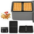 thumbnail image 4 of 1-2Pcs Silicone Waffle Mold for Ninja Ninja AF400 AF451 SL400 AF500 and Other Air Fryers Waffle Maker Baking Tray Accessory, 4 of 6