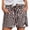 Shorts 18#Coffee, variant on WAYUTE Womens Shorts Striped Elastic Waist Casual Shorts with Drwastring and Pockets Comfort Everyday for Ladies Versatile Vacation Outfit