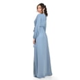 thumbnail image 3 of Vestido elegante de manga larga Roman Fashion / Juvenil, 2009 (Azul claro) azul M, 3 of 4