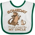thumbnail image 3 of Inktastic Someday I'll Rock a Beard Like My Uncle-bearded Dragons Boys or Girls Baby Bib, 3 of 4