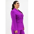 thumbnail image 2 of Blazer doble botonadura Roman Fashion /Tallas Extras, 1370 (Magenta) fucsia oscuro 42, 2 of 7