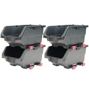 Husky 1008-406-264 8x12x6 Stackable Storage Bins (4-pack)