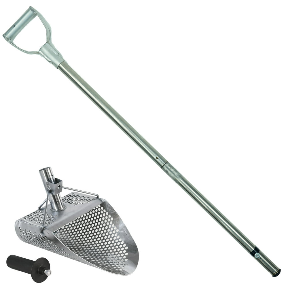 Dune Kraken 11" x 8" Stainless Steel Metal Detector Sand Scoop w/ Large
