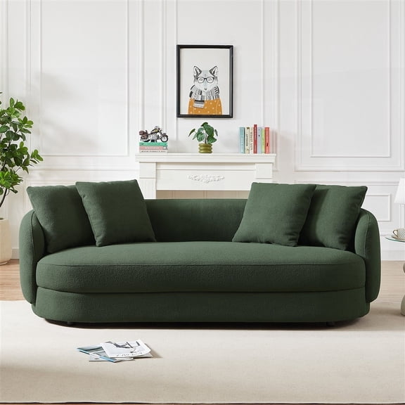 The Dylan French Boucle Sofa: Center of Attention, Durable Quality, Removable Legs