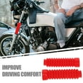 thumbnail image 3 of unbranded 1Par Funda De Protección Para Horquilla Frontal De Motocicleta En Caucho Resistente Rojo, 3 of 7