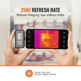 thumbnail image 4 of VEVOR Thermal Imaging Camera for Android, 256 x 192 IR Resolution Infrared Thermal Imager with Visual Camera, 25Hz Refresh Rate Thermal Camera for Smartphone/Tablet, -4-1022°F Temperature Range, IP54, 4 of 9