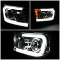 thumbnail image 3 of DNA Motoring For 07-13 Toyota Tundra LED DRL Turn Signal Projector Headlight Lamp Pair Chrome Amber, 3 of 11