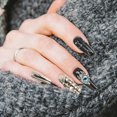 thumbnail image 5 of Skull Nail Charms 10Pcs Long Fake Nails For Women Multi Dark Gothic Style Easy Application, 5 of 5