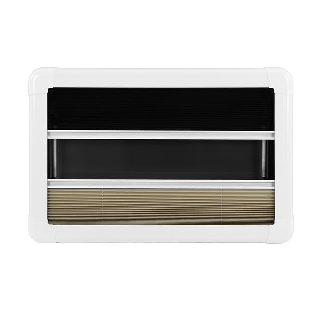 RV Push Out Window, External Exit Window Double Layer Heat Insulation UV Resistant for Campers