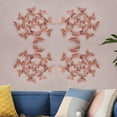 thumbnail image 3 of VerPetridure Hb020 Metal Texture 3D Hollow Simulation Butterfly Rose Gold 3D Flying Hollow Butterfly Home Decoration Festive Party Layout Cardboard Butterfly Wall Sticker, 3 of 9