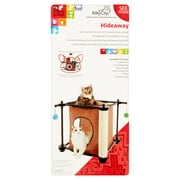 Angle View: Kitty City Hideaway Cat Furniture, 18"x18"x18"