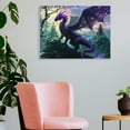 thumbnail image 3 of SUMAAFU Dragon Forest Sky Wall Decor Canvas Art for Home and Office 16x12in, 3 of 6