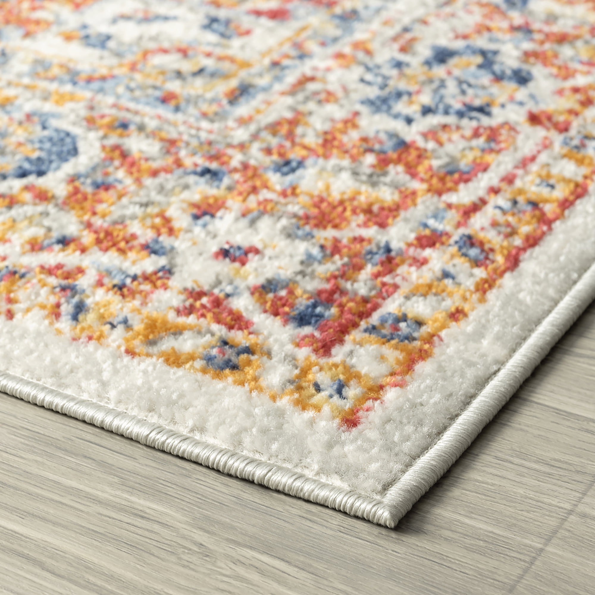 Chelsea Transitional Oriental 8'10'' x 12'2'' Cream and Gold Polypropylene Indoor Area Rug, 9' x 12'