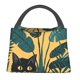 thumbnail image 1 of Fotbe Cat Hiding In Potted Plants Bolsa Térmica Portátil con Estampado, Bolsa de Entrega de Alimentos Aislada, Bolsa Reutilizable de Gran Capacidad para Comidas y Supermercado, 1 of 6