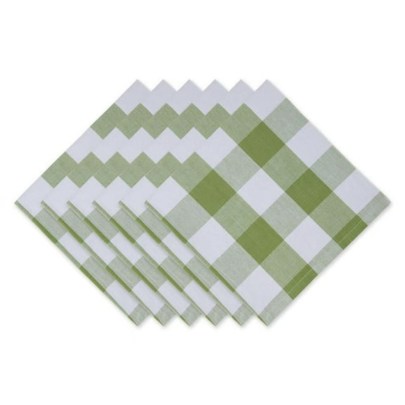 Antique Green Buffalo Check Napkin (Set of 6)
