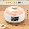 thumbnail image 2 of 36 Hour Yogurt Maker, Yogurt Machine with Adjustable Temperature and Time Control, Yogurt Maker Automatic Digital Yoghurt Maker Machine, Lcd Display With Constant Temperature (With 5 Cups), 2 of 10